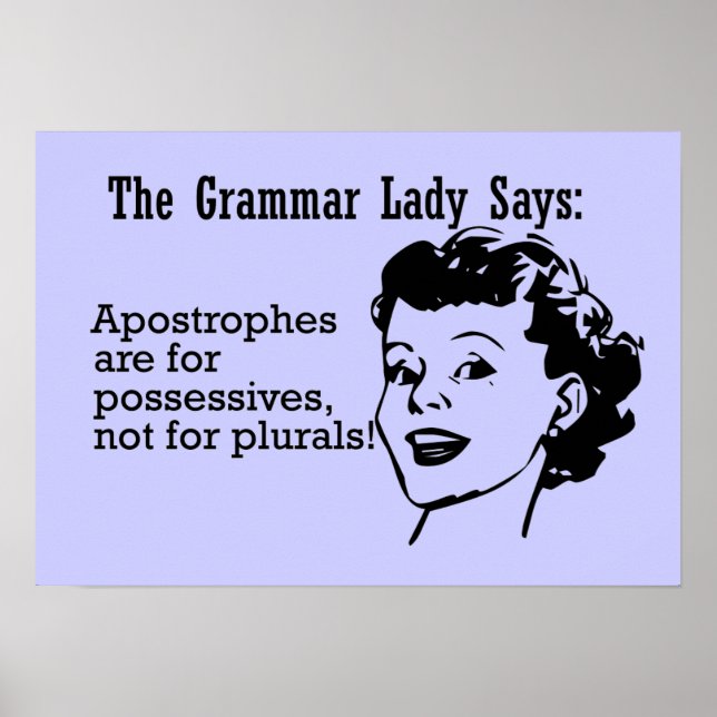 Grammar Dam Apostrophes Poster (Framsidan)