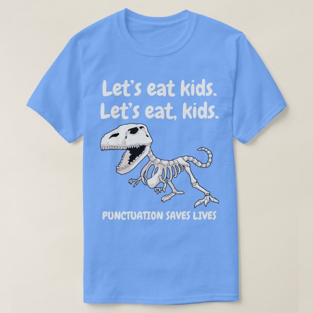Grammar Dinosaur English Teacher T Shirt (Design framsida)