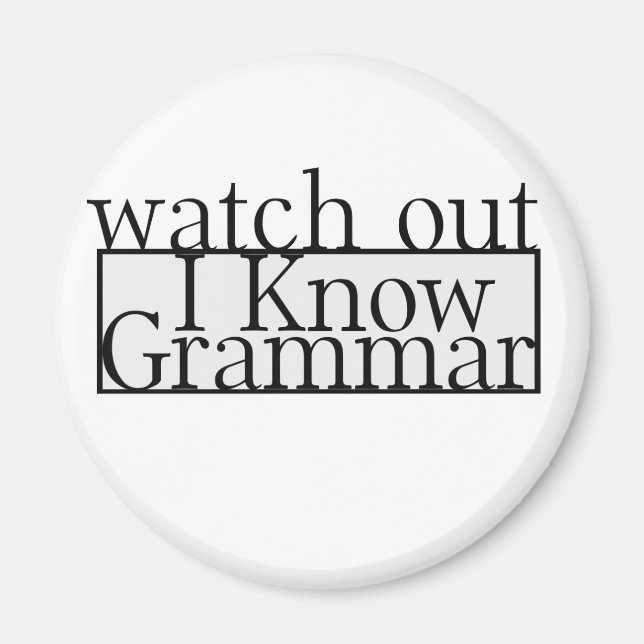 Grammar Magnet (Framsidan)