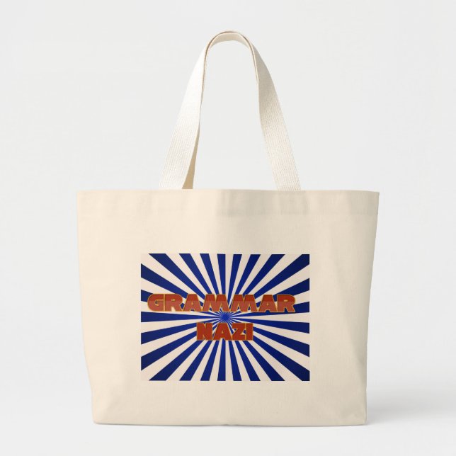 Grammar Nazi Jumbo Tygkasse (Framsidan)