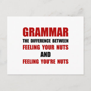 Grammar Nöt Vykort