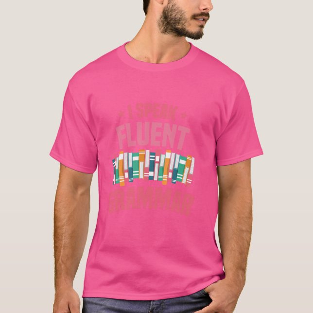 Grammar Police English Teacher T Shirt (Framsida)