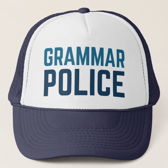 Grammar Police Keps (Framsida)