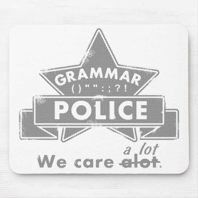 Grammar Police Musmatta (Framsidan)