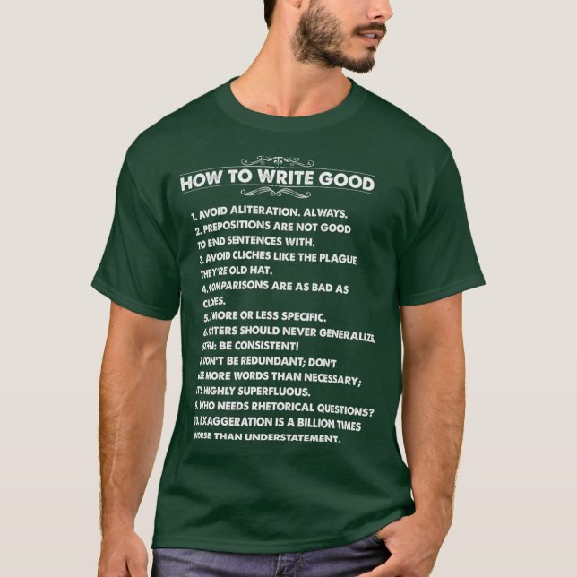 Grammar Pun Funny English Teacher Literature T Shirt (Framsida)