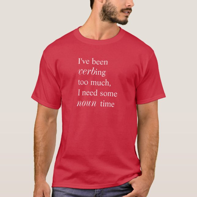Grammar Pun Shirt T (Framsida)