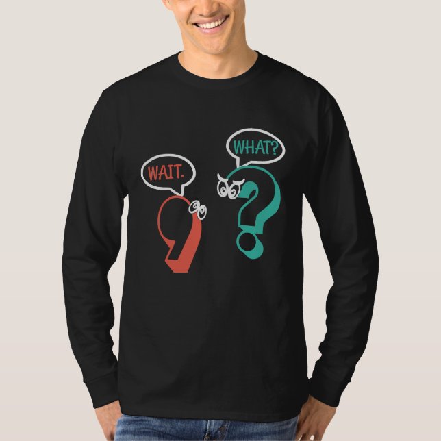 Grammar Punctuation  for teachers T Shirt (Framsida)