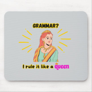 Grammar Queen Mousepad Musmatta