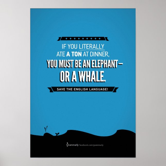 Grammarly Whale Poster (Framsidan)