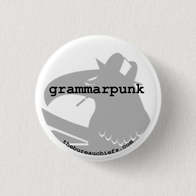 Grammarpunk 1,25" knäppas knapp (Framsida)