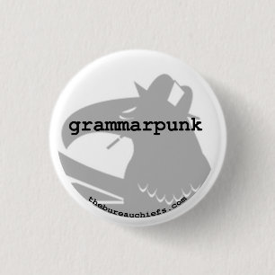 Grammarpunk 1,25" knäppas knapp