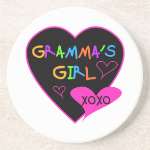 Gramma's Girl Tshirts, Mugg, Buttons, Caseser, hat Underlägg Sandsten