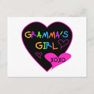 Gramma's Girl Tshirts, Mugg, Buttons, Caseser, hat Vykort