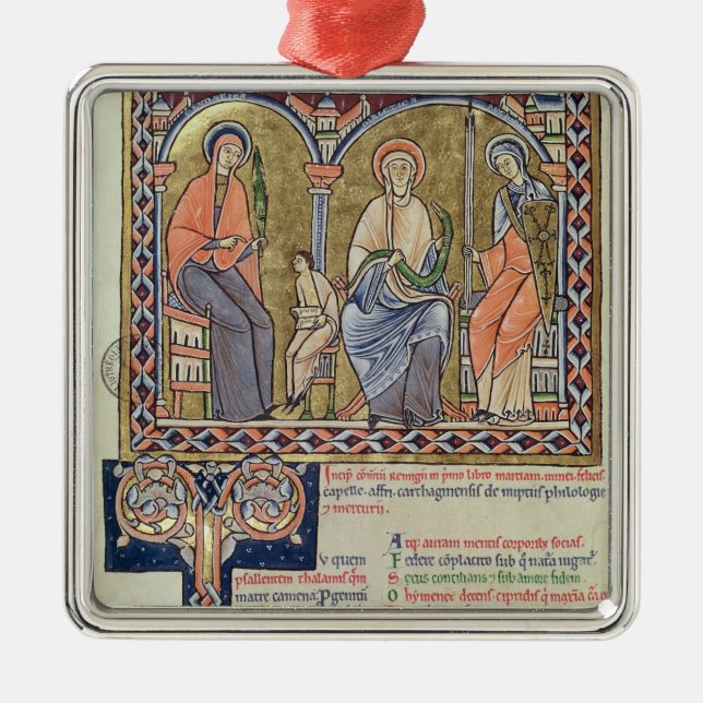 Grammatik, dialekt och retorik från 'Satyricon Julgransprydnad Metall (Framsidan)