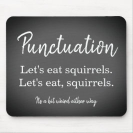 Grammatik med interpunktion musmatta