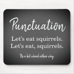 Grammatik med interpunktion musmatta