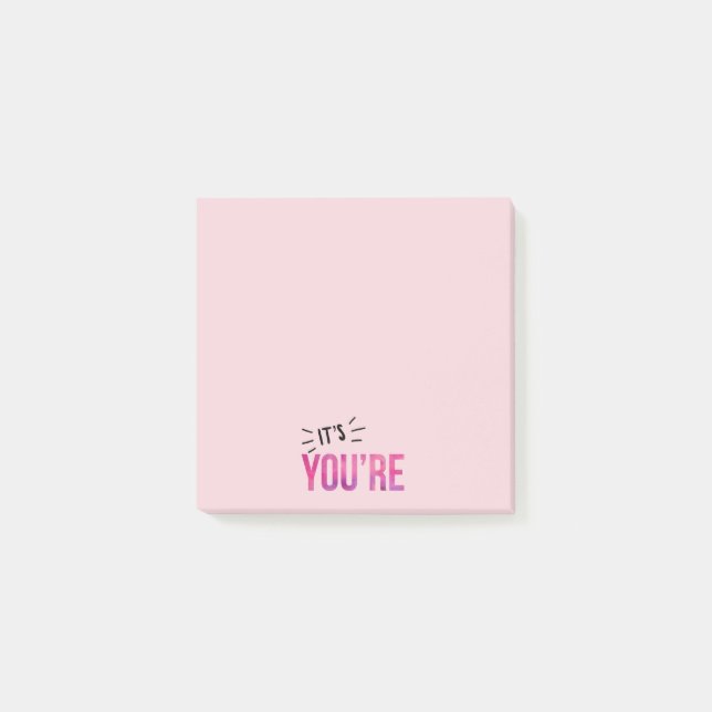 Grammatikcheck Post-It-lappar Post-it Block (Framsida)