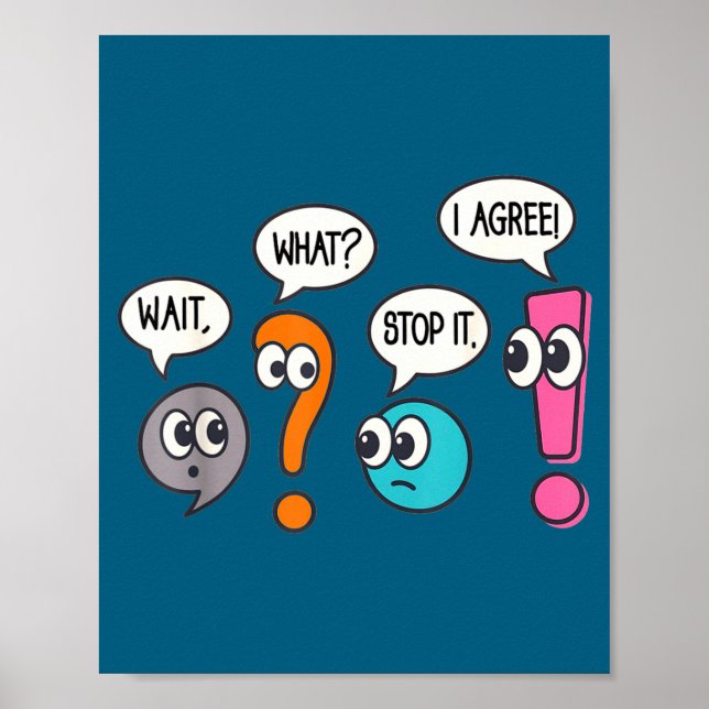 Grammatiklärare liv undervisning väntar vad stoppa poster (Framsidan)