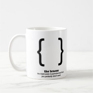 Grammatikmuggen stöder interpunktionsgrammatik kaffemugg