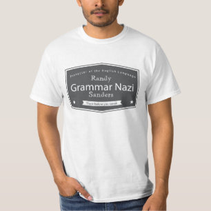 Grammatiknazien tillfogar dina kända tee