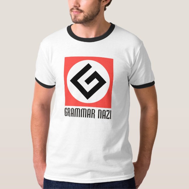GrammatikNaziT-tröja Tee Shirt (Framsida)