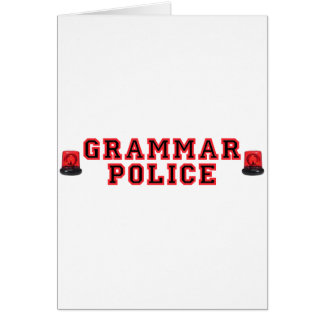 Grammatikpolis Hälsningskort