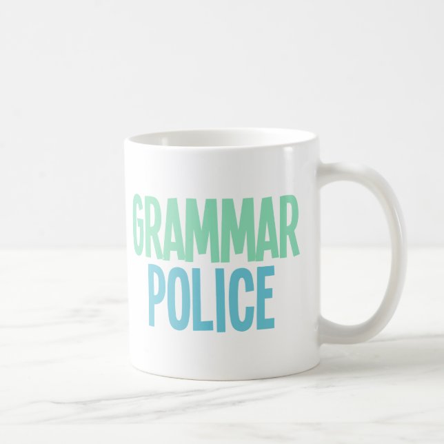 Grammatikpolis Kaffemugg (Höger)