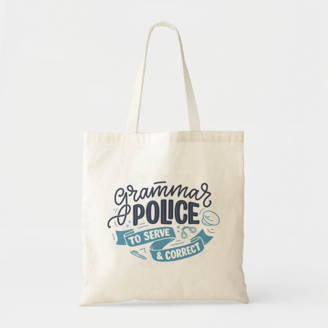 Grammatikpolis Totebag Tygkasse (Framsidan)