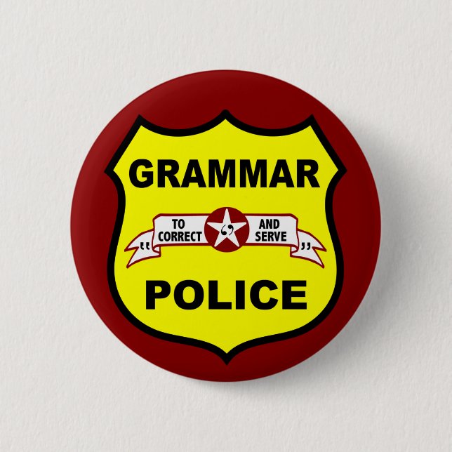 Grammatikpolisen knäppas knapp (Framsida)