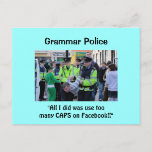 Grammatikpolisen - vykort