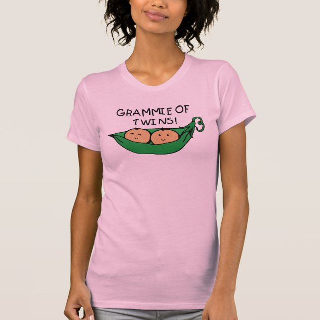 Grammie av twillingarpoden tee shirt (Framsida)