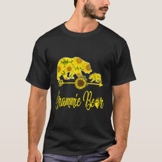 Grammie Bear Solros Matching Family Mor Fath T Shirt