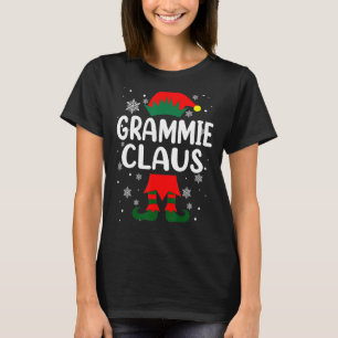 Grammie Claus Family Matching Grammie Claus Pajam T Shirt