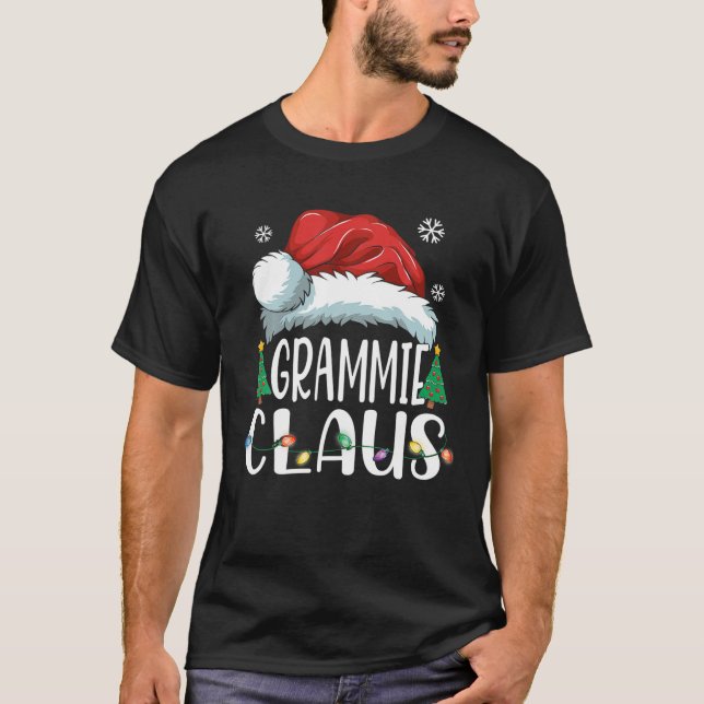 Grammie Claus , julfamiljen Pajama som matchar X T Shirt (Framsida)