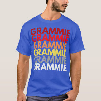 Grammie Grandmother in English Colorful Name for G T Shirt