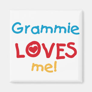 Grammie Kärlek Me T-shirts och presenter Magnet