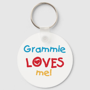 Grammie Kärlek Me T-shirts och presenter Nyckelring