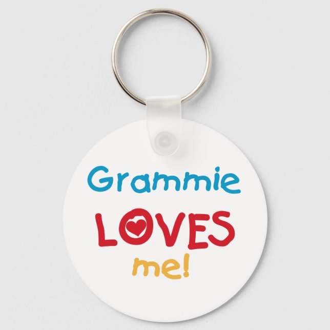 Grammie Kärlek Me T-shirts och presenter Nyckelring (Framsida)