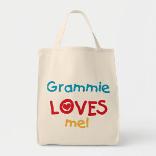 Grammie Kärlek Me T-shirts och presenter Tygkasse