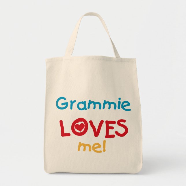 Grammie Kärlek Me T-shirts och presenter Tygkasse (Framsidan)
