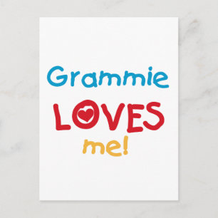 Grammie Kärlek Me T-shirts och presenter Vykort