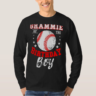 Grammie of the Birthday Boy Baseball Theme Bday T Shirt