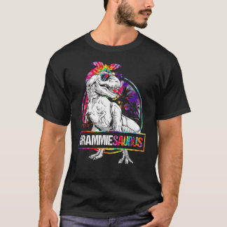Grammiesaurus Dinosaur Grammie Saurus Matching Tie T Shirt