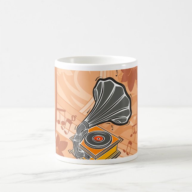 Grammofon Kaffemugg (Skapare uppladdad)