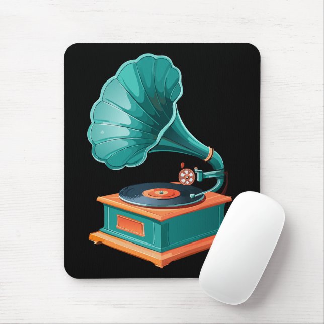 Grammofon Musmatta (Med mus)