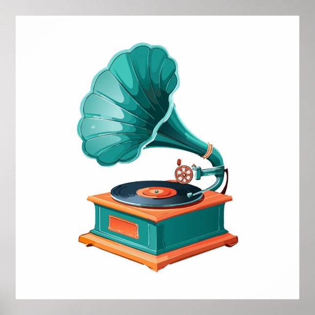 Grammofon Poster (Framsidan)