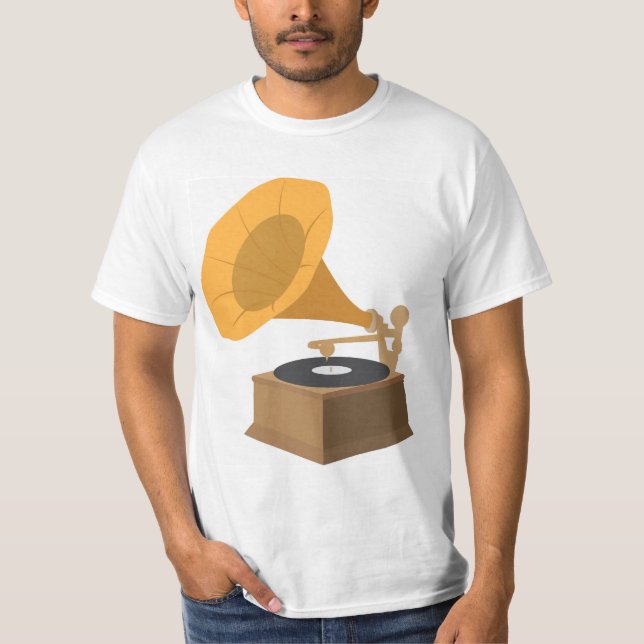 Grammofon T Shirt (Framsida)