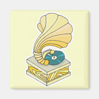 grammofonspelare magnet