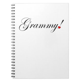 Grammy! Anteckningsbok Med Spiral
