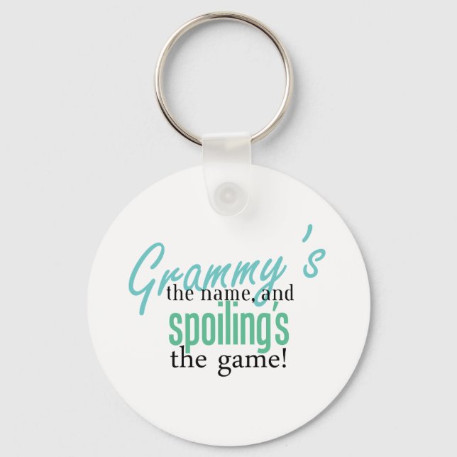 Grammy&apos;s Namn och Spoiling&apos;s Ga Nyckelring (Framsida)
